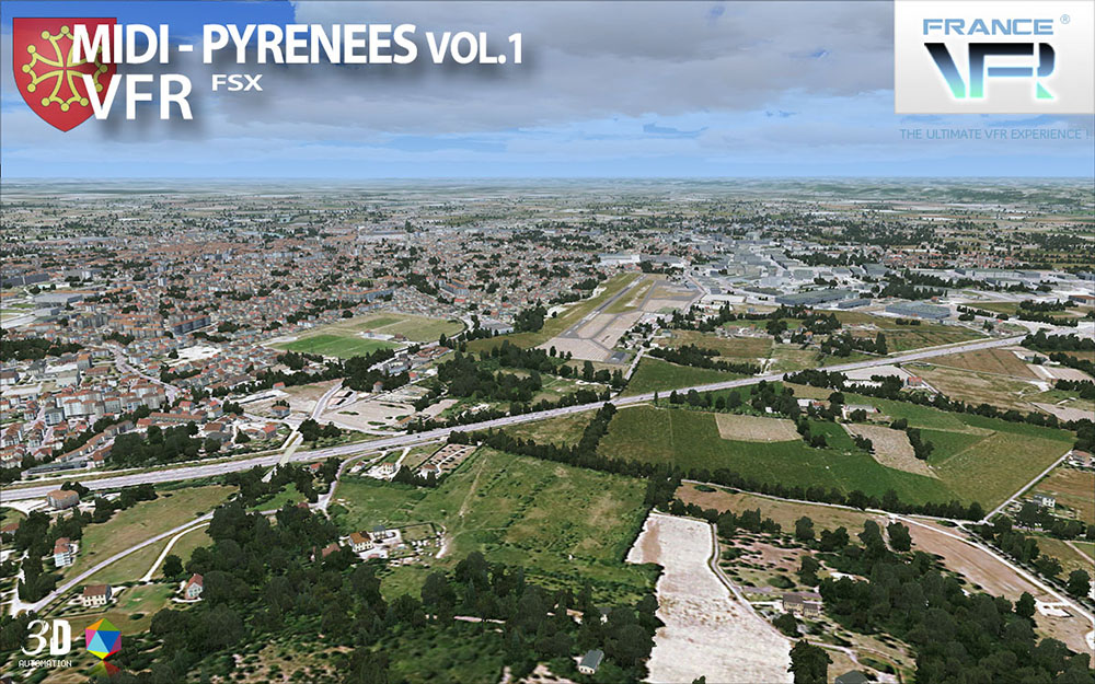 Midi-Pyrénées VFR Vol. 1 FSX